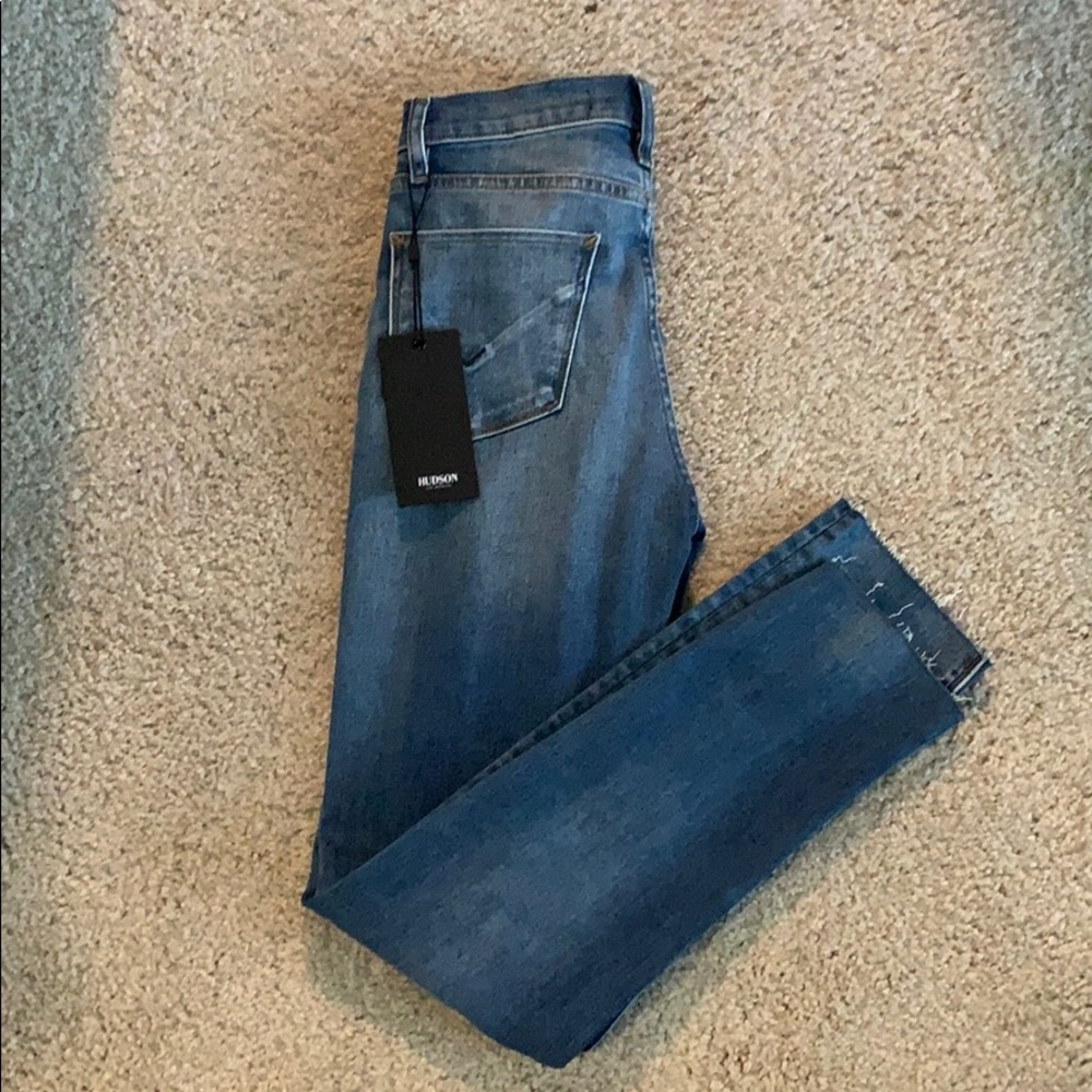 New Hudson Jeans “Holly” high rise crop skinny